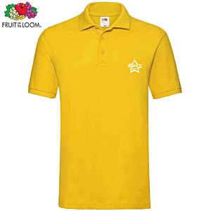 Fruit of the Loom Premium Polo Shirt - Printed Main Image