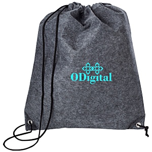 Sendall Recycled Felt Drawstring Backpack Main Image
