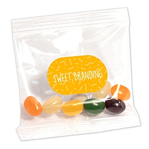 Mini Bag -  6g Gourmet Jelly Beans - White Sticker Main Image