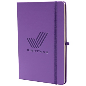 A5 Soft Touch Recycled Notebook - Debossed Main Image