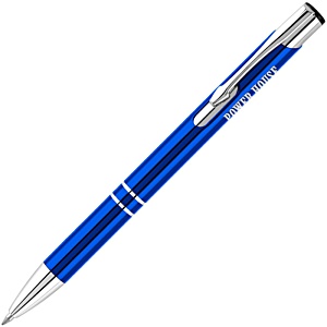 Electra Classic Pen - Engraved - Blue Ink Main Image