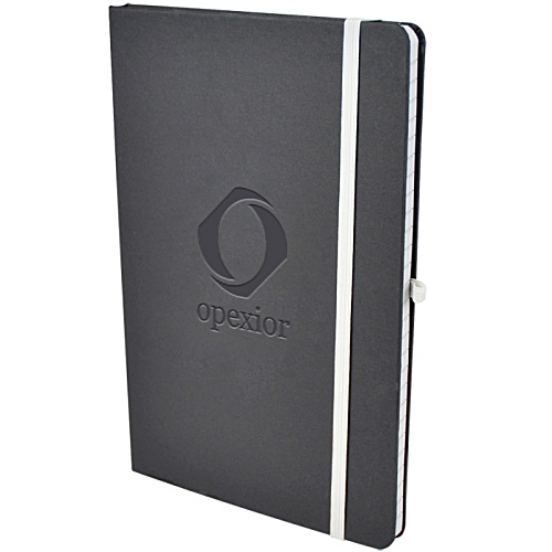 Nebraska Black A5 Notebook - Debossed Main Image