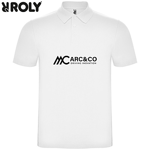 Austral Polo - White - Printed Main Image