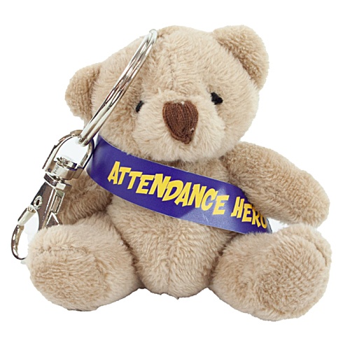Tobias Bear Keyring with Sash Main Image
