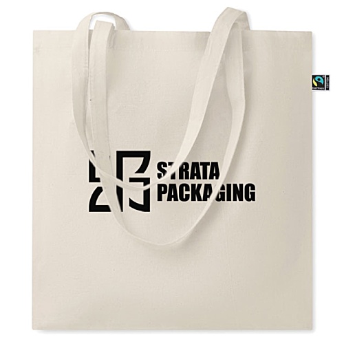 Osole Fairtrade Premium Cotton Tote - Natural - Printed Main Image