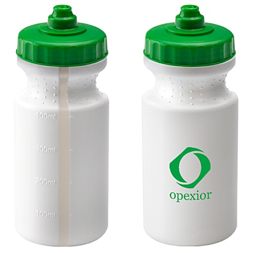 500ml Viz Cycle Bottle - White - Valve Cap Main Image