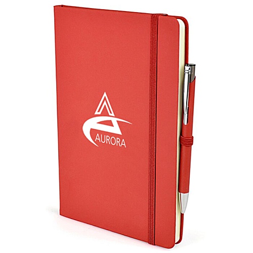 A5 Soft Touch Notebook with Colour Matt Pen - 3 Day Main Image