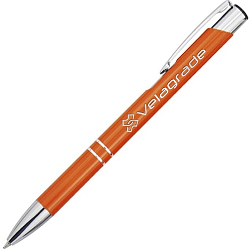 Moneta Recycled Pen - Black Ink - Engraved Main Image