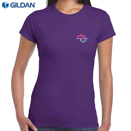 Gildan Women's Softstyle T-Shirt - Colours - Digital Print Main Image