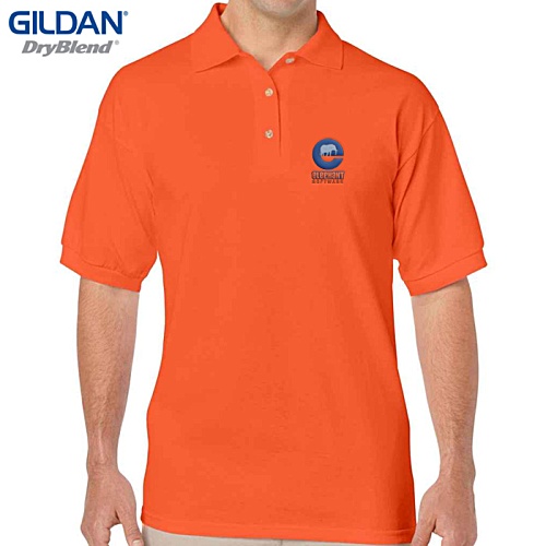 Gildan DryBlend Jersey Polo Shirt - Colours - Embroidered Main Image