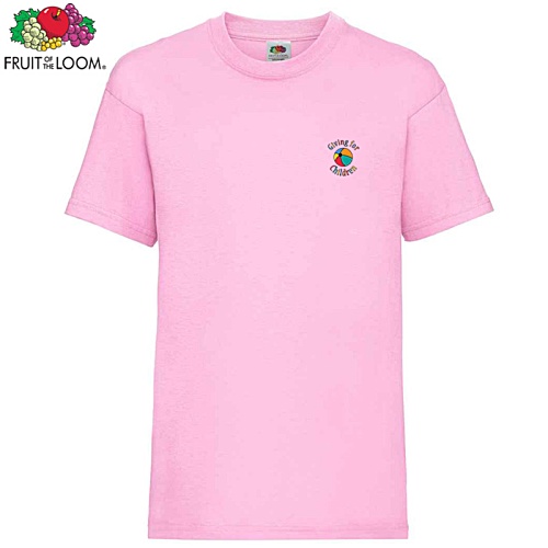 Fruit of the Loom Kids Value T-Shirt - Colours - Digital Print Main Image