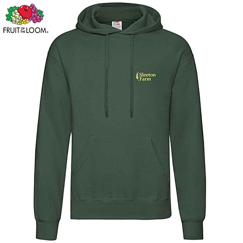 Fruit of the Loom Classic Hooded Sweatshirt - Printed Main Image