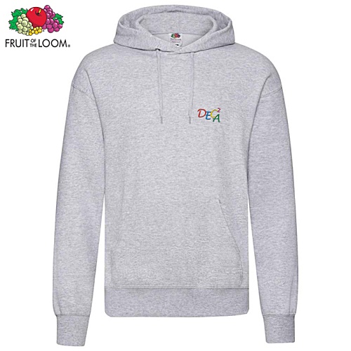 Fruit of the Loom Classic Hooded Sweatshirt - Embroidered Main Image