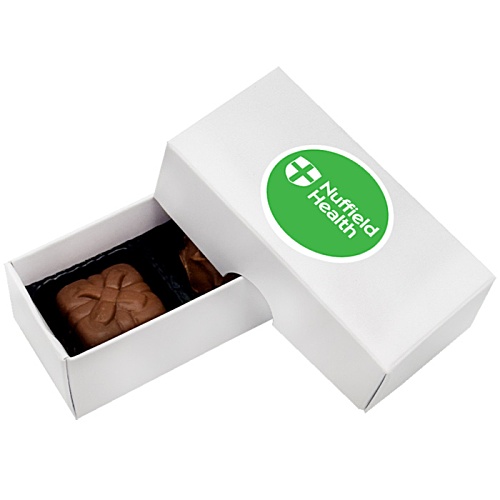 2 Chocolate Truffles Gift Box Main Image