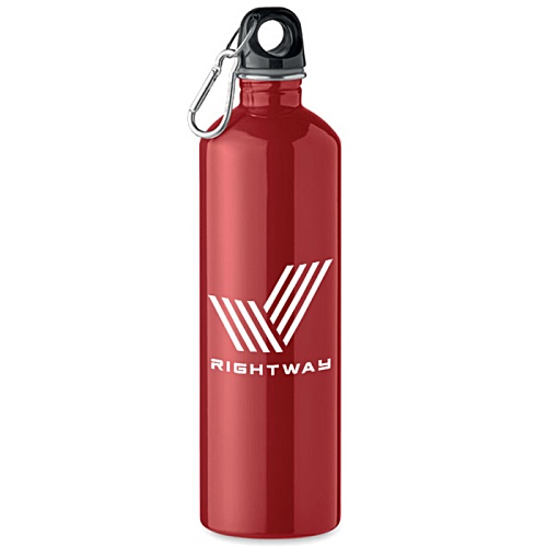 Moss 750ml Recycled Stainless Steel Bottle - Wrap-Around Print Main Image