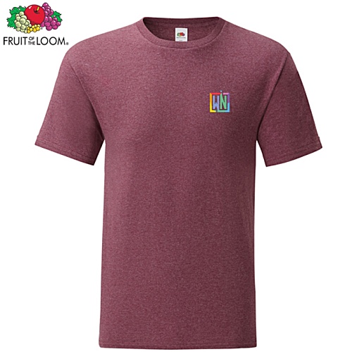 Fruit of the Loom Iconic T-Shirt - Heathers - Digital Print Main Image