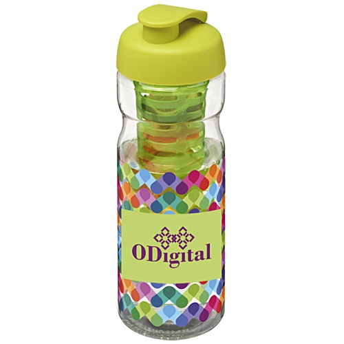 DISC Base Sports Bottle - Flip Lid with Fruit Infuser - Digital Wrap Main Image
