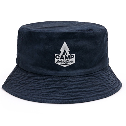 Cotton Bucket Hat - Embroidered Main Image