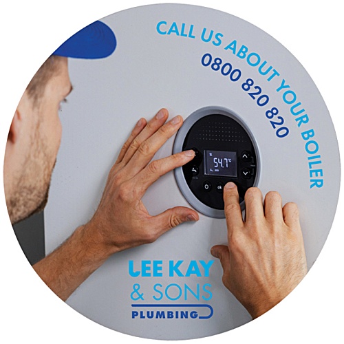 Recycled 75mm Circle Magnet - Digital Print Main Image