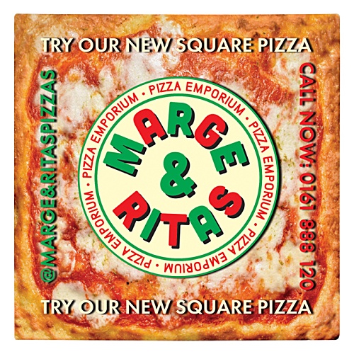 Recycled 75mm Square Magnet - Digital Print Main Image