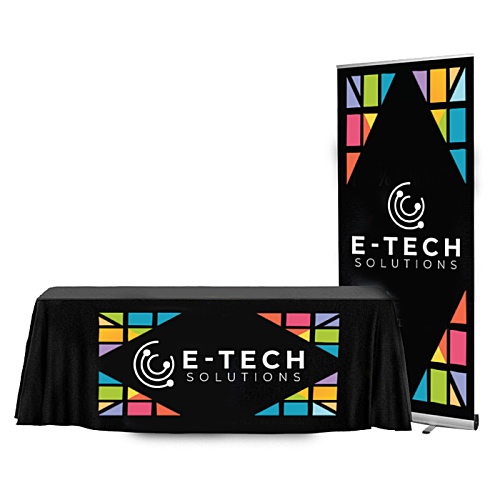 4imprint Roller Banner & 6ft Table Cloth Bundle Main Image