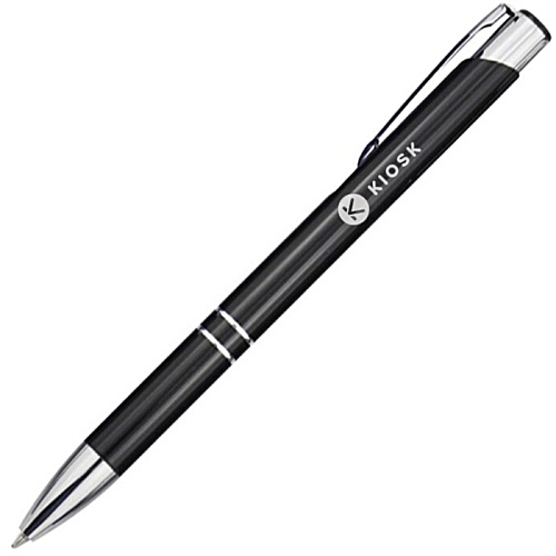 Moneta Recycled Pen - Blue Ink - Engraved Main Image