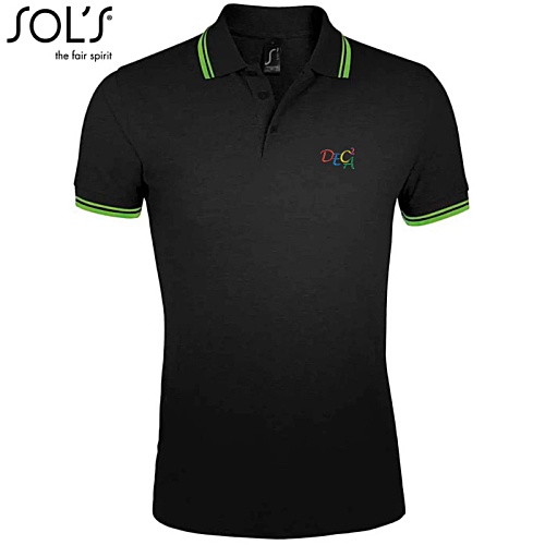 SOL'S Pasadena Men's Tipping Polo - Embroidered Main Image