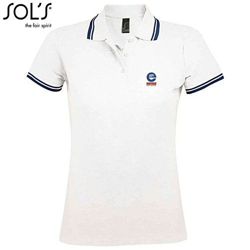 SOL'S Pasadena Women's Tipping Polo - Embroidered Main Image