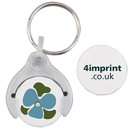 Pop Coin Lite Trolley Keyring - 2 Sides Main Image