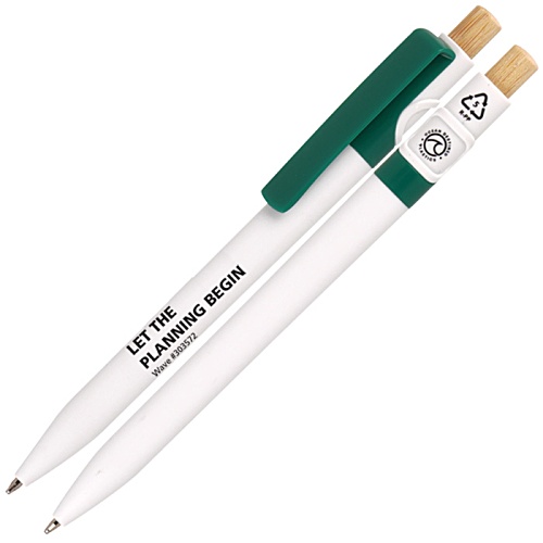 Wave Recycled Pen - White Main Image