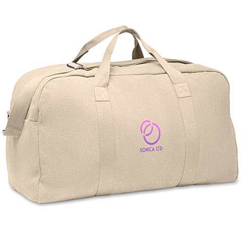 Duffas Recycled Travel Bag - Beige Main Image