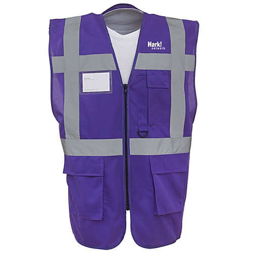 Hi Vis Executive Vest - Printed Main Image