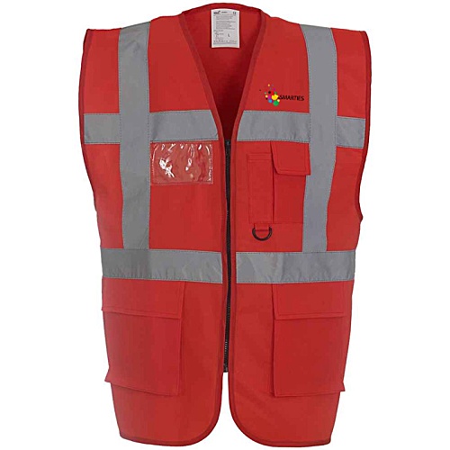 Hi Vis Executive Vest - Digital Print Main Image