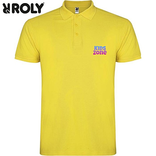 Star Kids' Polo Shirt - Digital Print Main Image