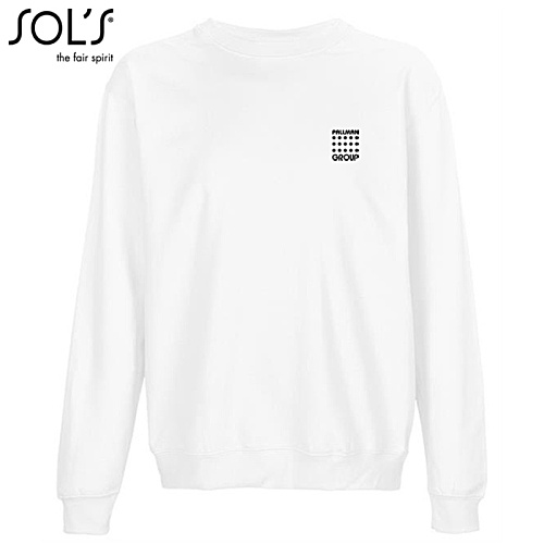 SOL's Columbia Sweatshirt - White - Printed Main Image