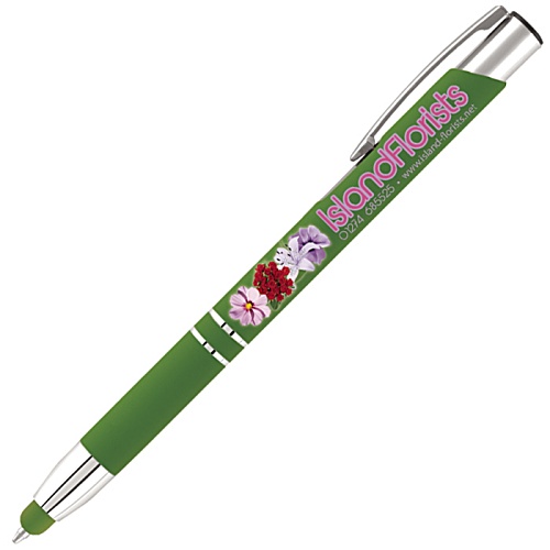 Electra Recycled Classic Soft Touch Stylus Pen - Digital Print Main Image