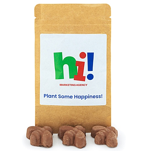 Bee Shaped Seed Bombs Pouch Main Image