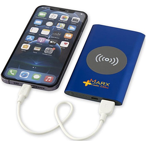 DISC Juice Type-C Recycled Aluminium Wireless Powerbank 4000mAh - Digital Print Main Image
