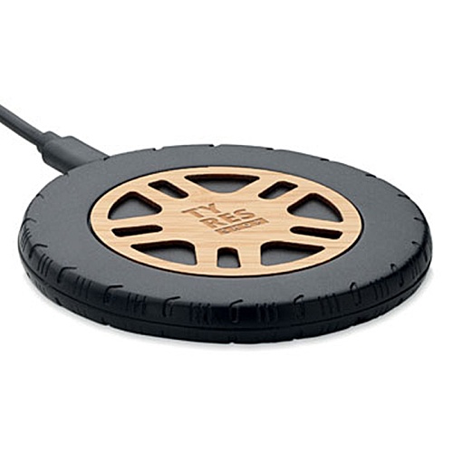 Maticless Tyre Wireless Charger - Engraved Main Image