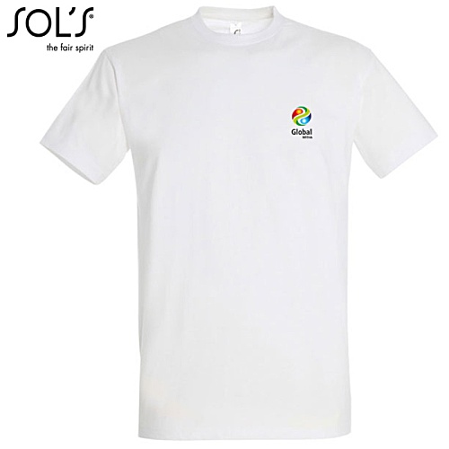 SOL's Imperial T-Shirt - White - Digital Print Main Image