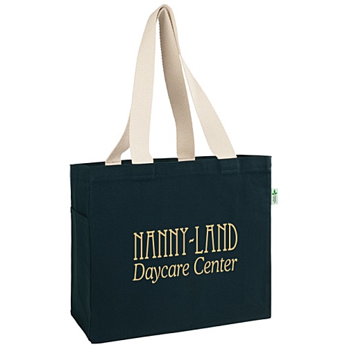 Cranbrook Recycled Canvas Bag - Colours - Printed Main Image