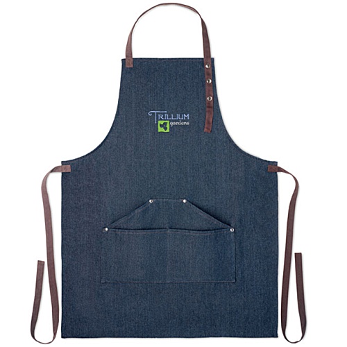 Denim Apron - Embroidered Main Image