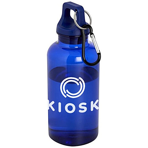 Oregon 400ml Recycled Sports Bottle - Transparent - Wrap-Around Print - 2 Day Main Image