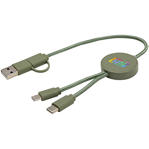 Citala 5-in-1 Data Sync & Fast Charge Cable - Digital Print Main Image