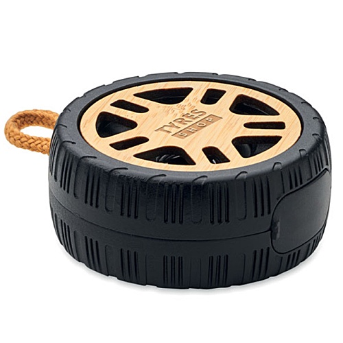 Tyre Shaped Wireless Speaker - Engraved Main Image