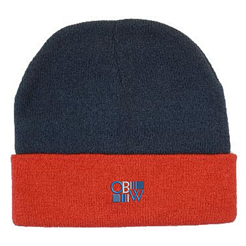 Beanie Hat - Two-Tone (Embroidered up to 7k stitches) Main Image