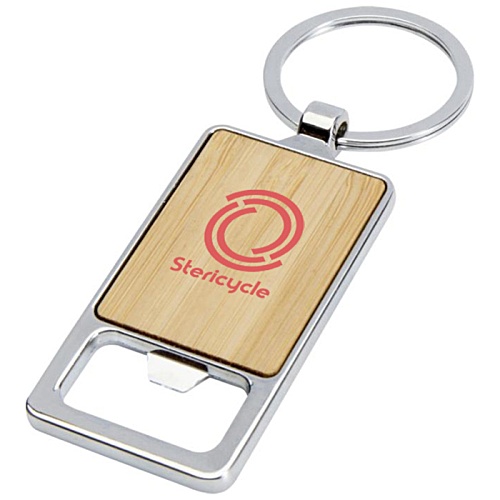 Snapper Bamboo Bottle Opener Keyring Main Image