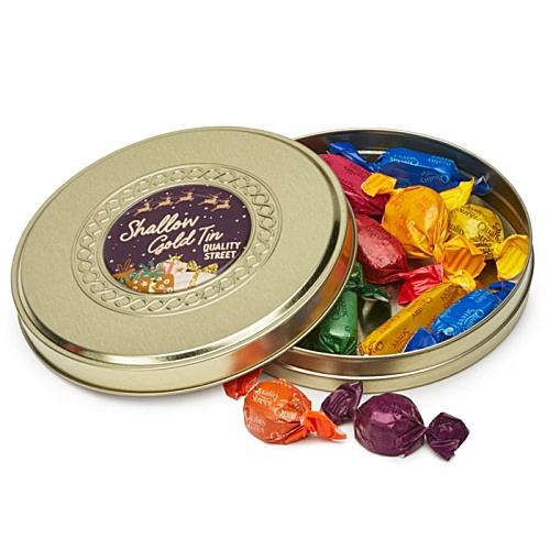 Slim Gold Treat Tin - Quality Street Main Image