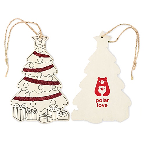 SUSP SEASONAL Colour In Christmas Tree Decoration Main Image