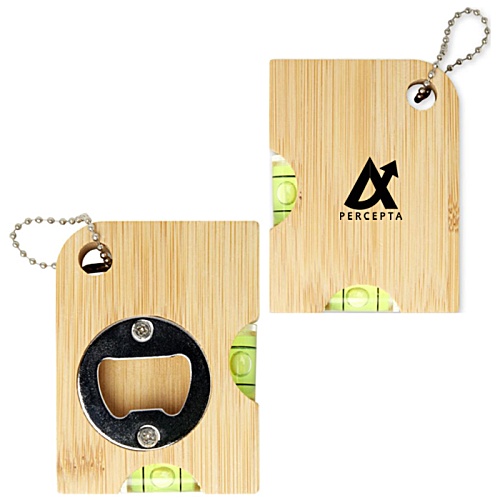 Levo Bamboo Spirit Level Bottle Opener Main Image